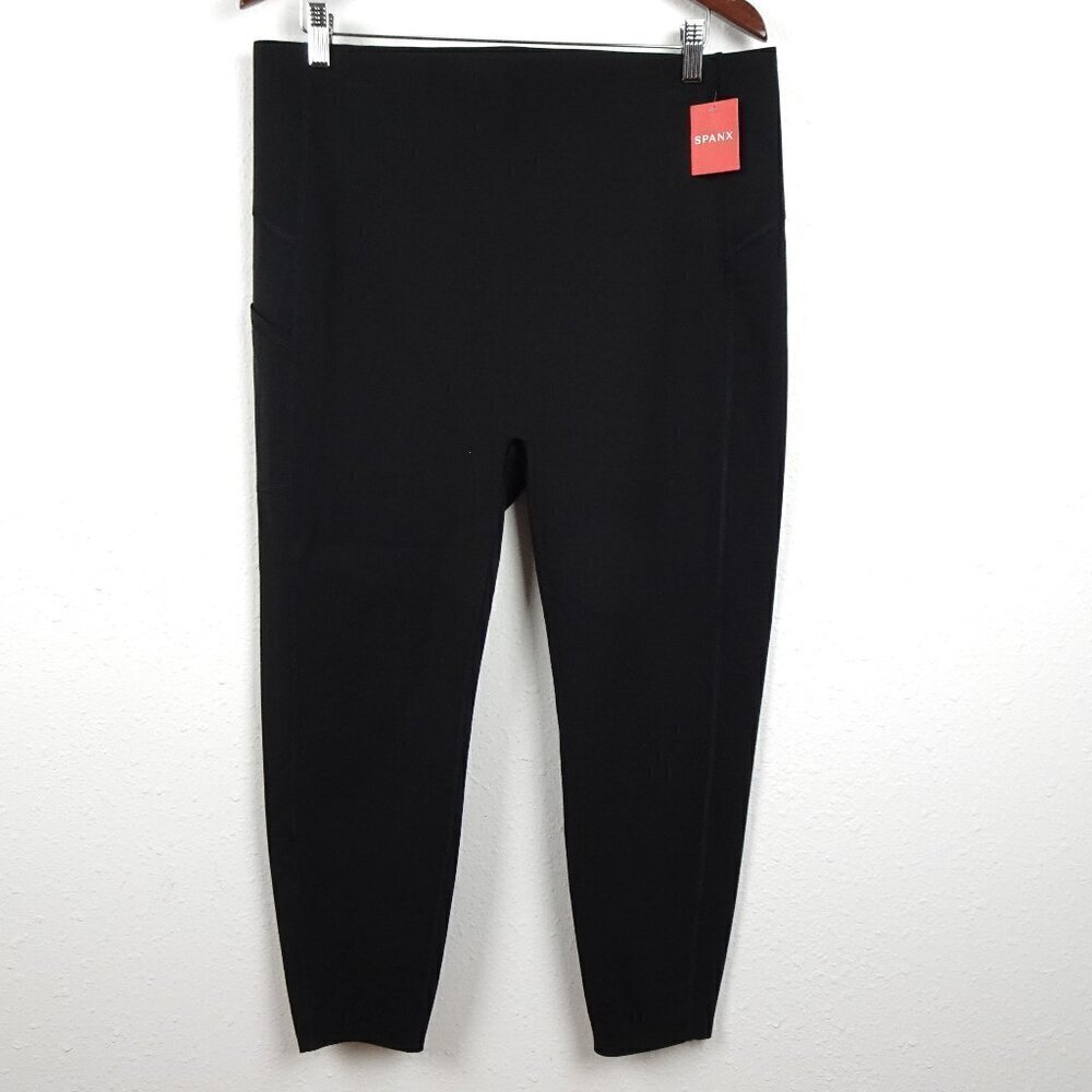 Spanx Shapewear Leggings Size 2X Highwaist Every Wear 7/8 Very Black 5025R
